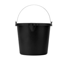 Ведро строительное пластмассовое СИБРТЕХ 20 л, высокопрочное, с носиком 81480