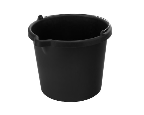 Ведро строительное пластмассовое СИБРТЕХ 20 л, высокопрочное, с носиком 81480