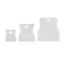 Набор шпателей SPARTA 40-60-80 мм, белая резина, 3 шт 85801