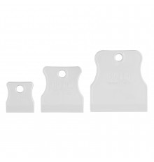 Набор шпателей SPARTA 40-60-80 мм, белая резина, 3 шт 85801