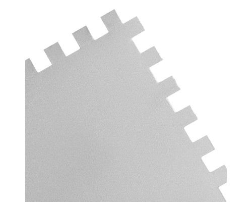 Гладилка из нержавеющей стали 280 х 130 мм, зеркальная полировка, пластмассовая ручка, зуб 10 х 10 мм Matrix 86783