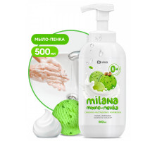 Мыло жидкое GRASS "Milana мыло-пенка" Сливочно-фисташковое мороженое 500 мл   125421