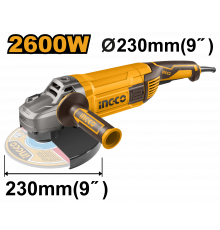 Угловая шлифовальная машина (УШМ) INGCO INDUSTRIAL 230 мм AG26008