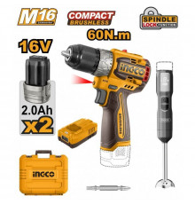 Набор аккумуляторного инструмента INGCO 16 В 2 шт. CKLI1628