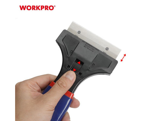 Скребок для стекла и плитки с лезвием 89 мм WORKPRO WP219007