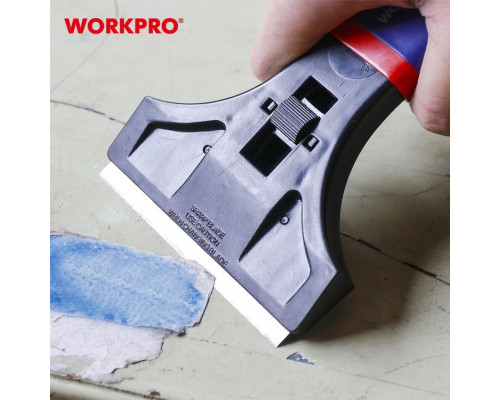 Скребок для стекла и плитки с лезвием 89 мм WORKPRO WP219007