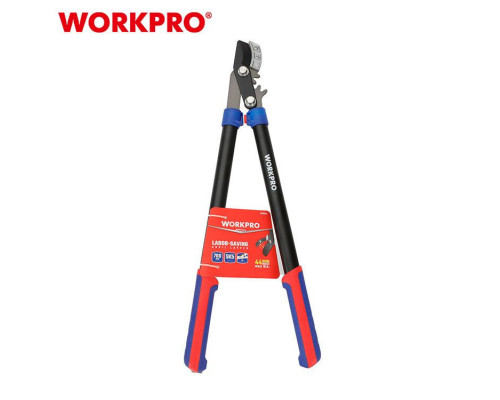 Сучкорез WORKPRO 700 мм с длинными рукоятками, двухрычажный, для сухим ветвей WP332021
