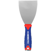 Шпатель WORKPRO жесткий, нержавеющая сталь, 80 мм WP321015