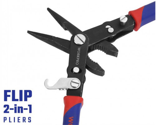 Плоскогубцы WORKPRO 2-в-1 200 мм WP231084