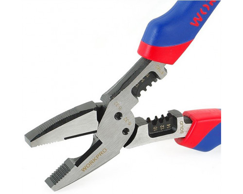 Многофункциональные комбинированные плоскогубцы WORKPRO 200 мм WP231085