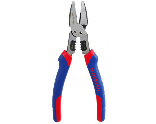 Многофункциональные комбинированные плоскогубцы WORKPRO 200 мм WP231085