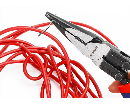 Длинногубцы для тяжелых работ WORKPRO 200 мм WP231088
