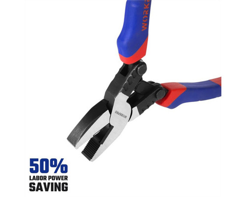 Комбинированные плоскогубцы WORKPRO 200 мм сверхтрудосберегающие WP231089