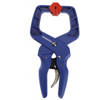 Зажим пружинный WORKPRO 100 мм, с храповым механизмом WP232015