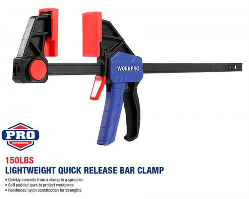 Быстрозажимная струбцина WORKPRO 60x300 мм WP232036