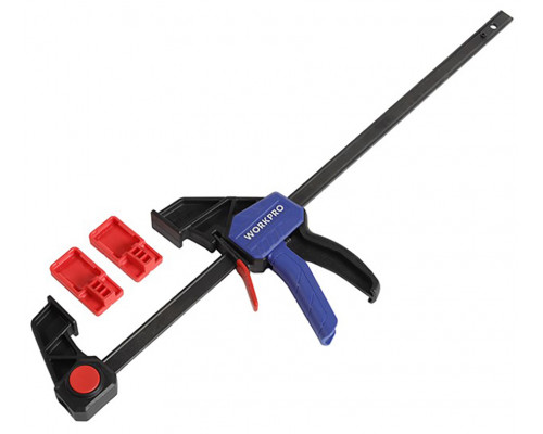 Быстрозажимная струбцина WORKPRO поворотная, 79x450 мм WP232041