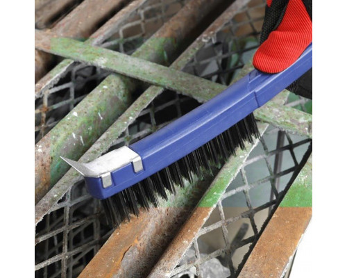 Щетка проволочная стальная WORKPRO 3x17 мм WP253001