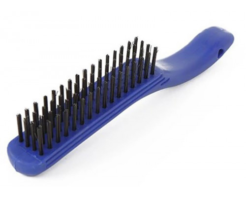 Кордщетка стальная WORKPRO 4х16 см WP253002