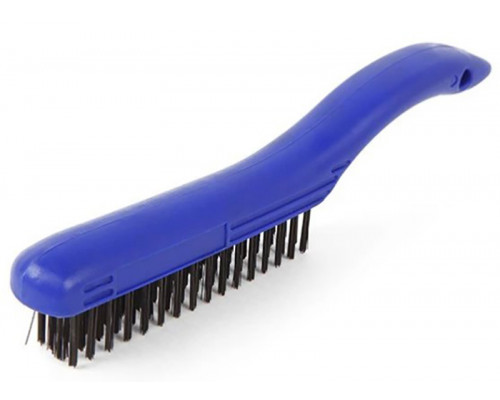 Кордщетка стальная WORKPRO 4х16 см WP253002