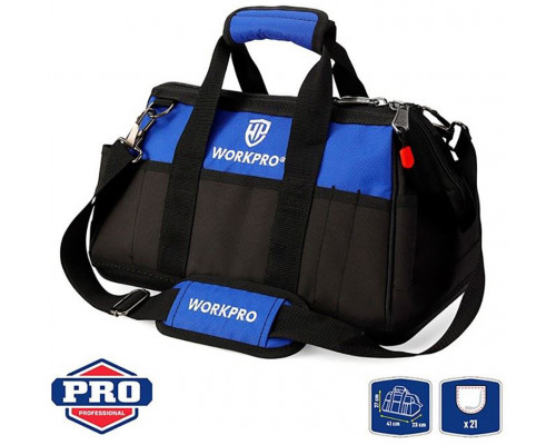 Сумка для инструментов WORKPRO 420 мм, водонепроницаемое основание WP281007