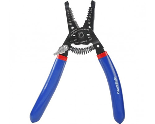 Инструмент для зачистки проводов WORKPRO 178 мм WP291004