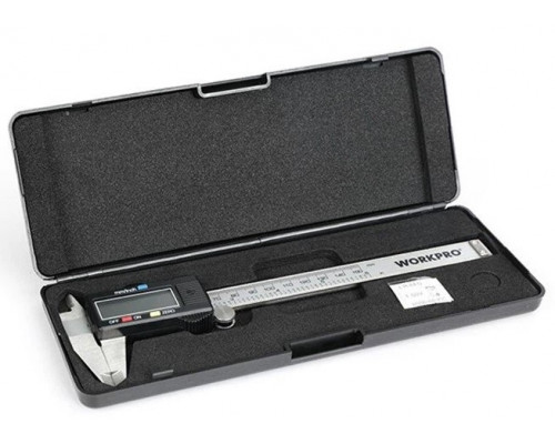 Штангенциркуль 150 мм цифровой нержавейка WORKPRO WP266004