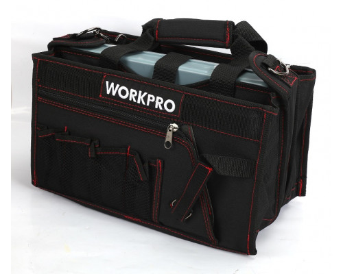 Сумка для инструментов с трубчатой стальной ручкой WORKPRO WP281006