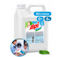 Средство для стирки жидкое GRASS "ALPI sensetive gel" 5 кг 125447