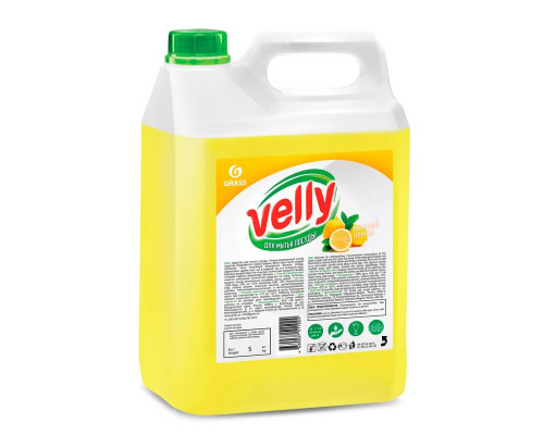 Средство для мытья посуды GRASS "VELLY" лимон 5 л 360501/125428