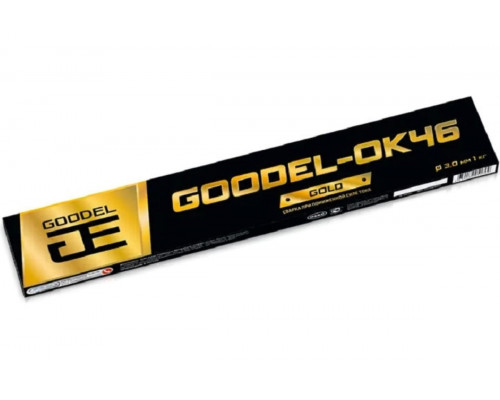 Электроды сварочные ОК-46 GOLD 3х350 мм, 1 кг GOODEL G OK-46-3.0-1GOLD