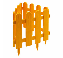 Забор декоративный "Классика" 29 x 224 см, желтый Palisad 65002