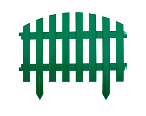 Забор декоративный "Винтаж" 28 x 300 см, зеленый Palisad 65012
