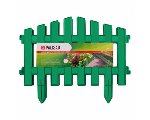 Забор декоративный "Марокко" 28 x 300 см, зеленый Palisad 65030