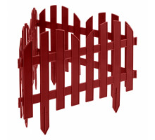 Забор декоративный "Романтика" 28 x 300 см, терракот Palisad 65025