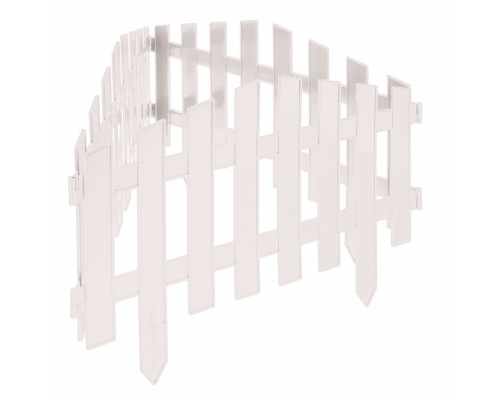 Забор декоративный "Марокко" 28 x 300 см, белый Palisad 65035