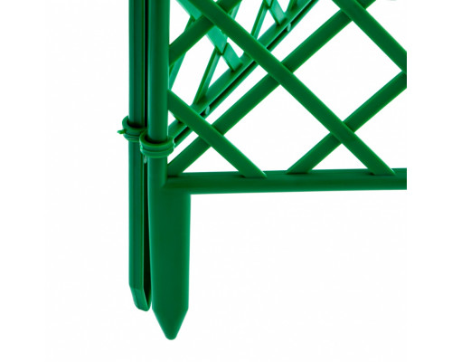 Забор декоративный "Сетка" 24 x 320 см, зеленый Palisad 65006