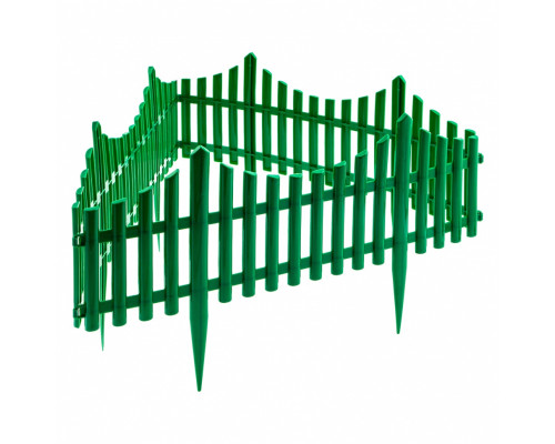 Забор декоративный "Гибкий", 24 х 300 см, зеленый Palisad 65017