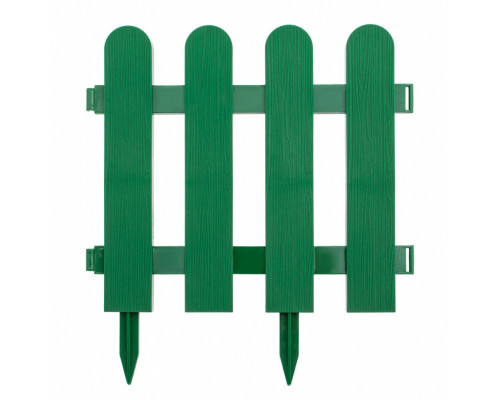 Забор декоративный "Классика" 29 x 224 см, зеленый Palisad 65003