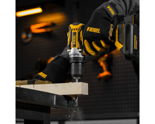 Дрель-шуруповерт аккумуляторная, бесщеточная Denzel BLDL-18-0 Li-Ion 26141