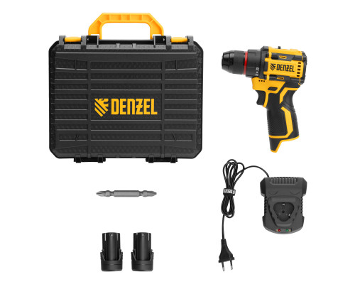 Дрель-шуруповерт аккумуляторная бесщеточная Denzel CDH-BL-12 26108
