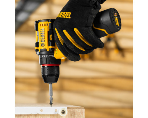 Дрель-шуруповерт аккумуляторная бесщеточная Denzel CDH-BL-12 26108