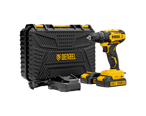 Дрель-шуруповерт аккумуляторная Denzel CDQ-20 26118
