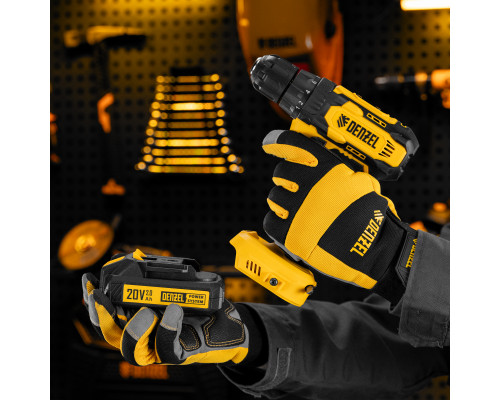 Дрель-шуруповерт аккумуляторная Denzel CDQ-20 26118