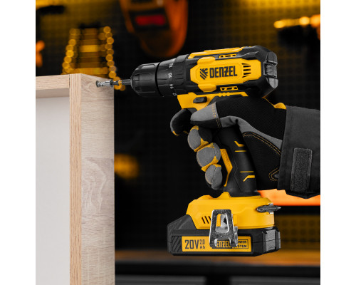 Дрель-шуруповерт аккумуляторная Denzel CDQ-20 26118