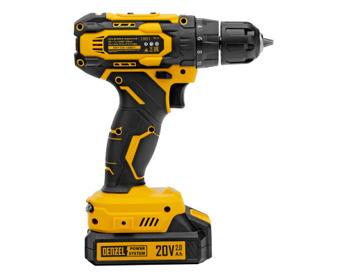 Дрель-шуруповерт аккумуляторная Denzel CDQ-20 26118