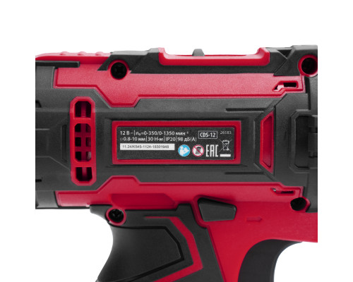 Дрель-шуруповерт аккумуляторная MTX CDS-12 26183