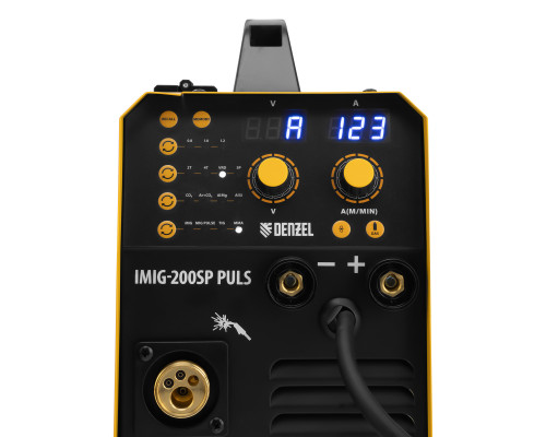 Инверторный сварочный полуавтомат Denzel IMIG-200SP Pulse 94362 Инверторный сварочный полуавтомат Denzel IMIG-200SP Pulse 94362
