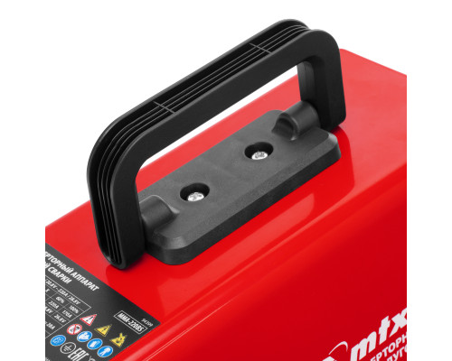 Инверторный аппарат дуговой сварки 220 А, ПВ 60% MTX MMA-220BS 94399 Инверторный аппарат дуговой сварки 220 А, ПВ 60% MTX MMA-220BS 94399