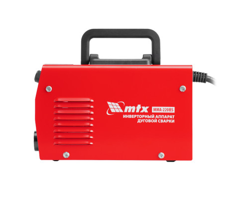 Инверторный аппарат дуговой сварки 220 А, ПВ 60% MTX MMA-220BS 94399 Инверторный аппарат дуговой сварки 220 А, ПВ 60% MTX MMA-220BS 94399