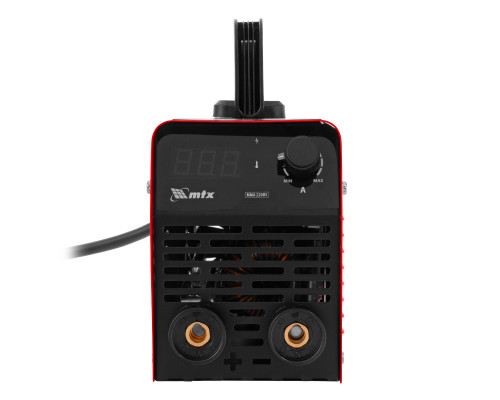Инверторный аппарат дуговой сварки 220 А, ПВ 60% MTX MMA-220BS 94399 Инверторный аппарат дуговой сварки 220 А, ПВ 60% MTX MMA-220BS 94399